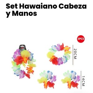 Set hawaiano cabeza y manos