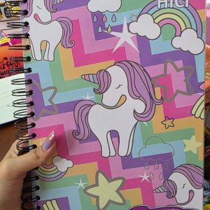 Cuaderno unicornios