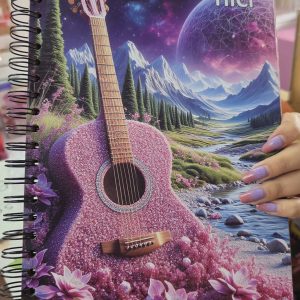 Cuaderno guitarra fantasía