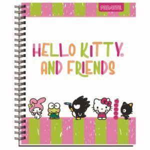 CUADERNO UNIVERSITARIO HELLO KITTY AND FRIENDS