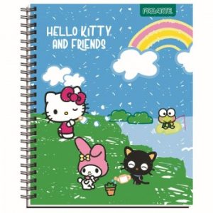 CUADERNO UNIVERSITARIO HELLO KITTY AND FRIENDS