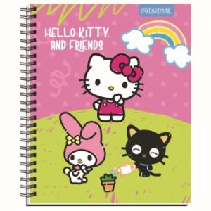 CUADERNO UNIVERSITARIO HELLO KITTY AND FRIENDS