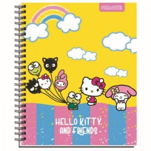 CUADERNO UNIVERSITARIO HELLO KITTY AND FRIENDS