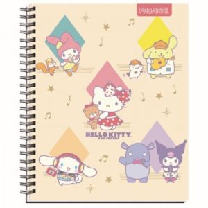 CUADERNO UNIVERSITARIO HELLO KITTY AND FRIENDS
